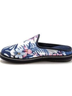 Clearance Mules coton et éponge Femme Pantoufles, Chaussons