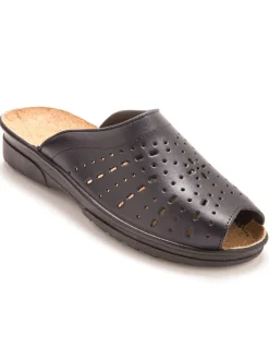 Discount Mules en cuir à galbe anatomique Femme Chaussures Paramédicales