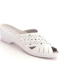 Sale Mules en cuir ajouré Femme Mules