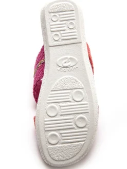 Mules en éponge Femme Pantoufles, Chaussons