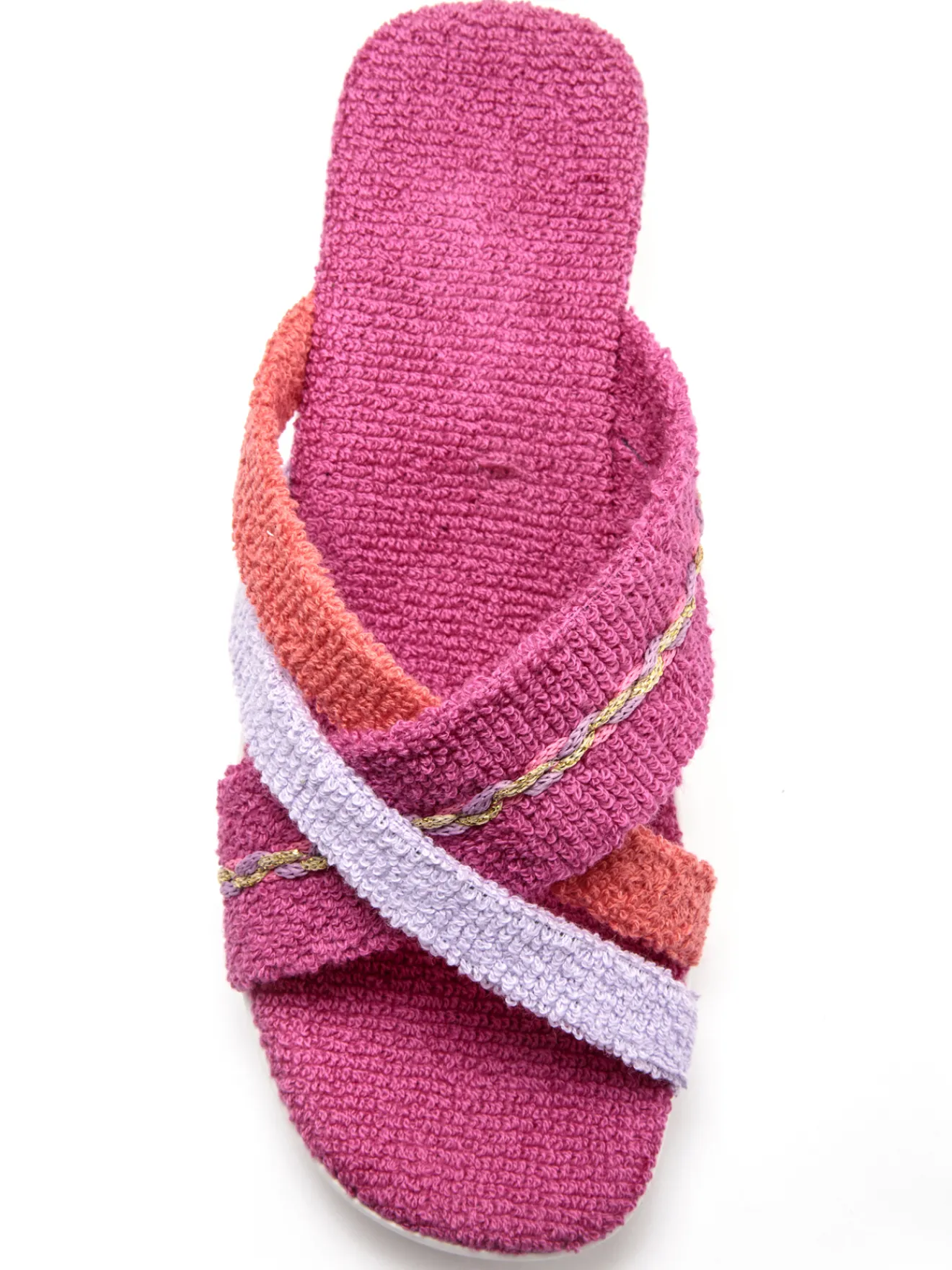 Mules en éponge Femme Pantoufles, Chaussons