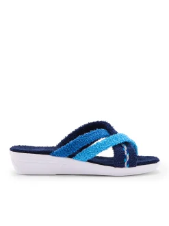 Mules en éponge Femme Pantoufles, Chaussons