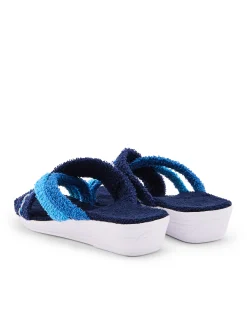 Mules en éponge Femme Pantoufles, Chaussons