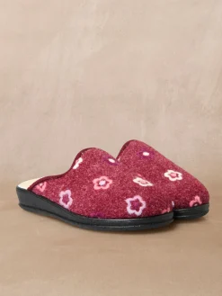 Best Mules entièrement fourrées laine Femme Pantoufles, Chaussons