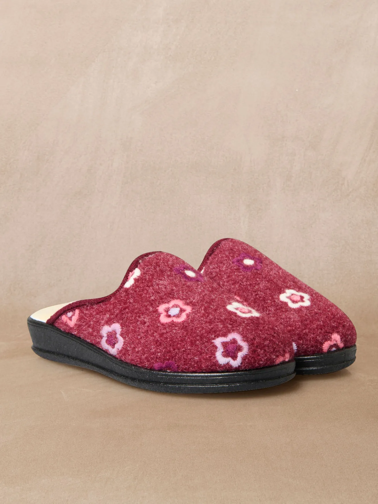 Best Mules entièrement fourrées laine Femme Pantoufles, Chaussons