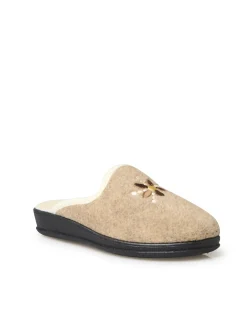 New Mules entièrement fourrées laine Femme Pantoufles, Chaussons