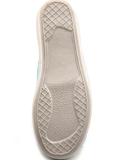 Mules fermées brodées Femme Pantoufles, Chaussons