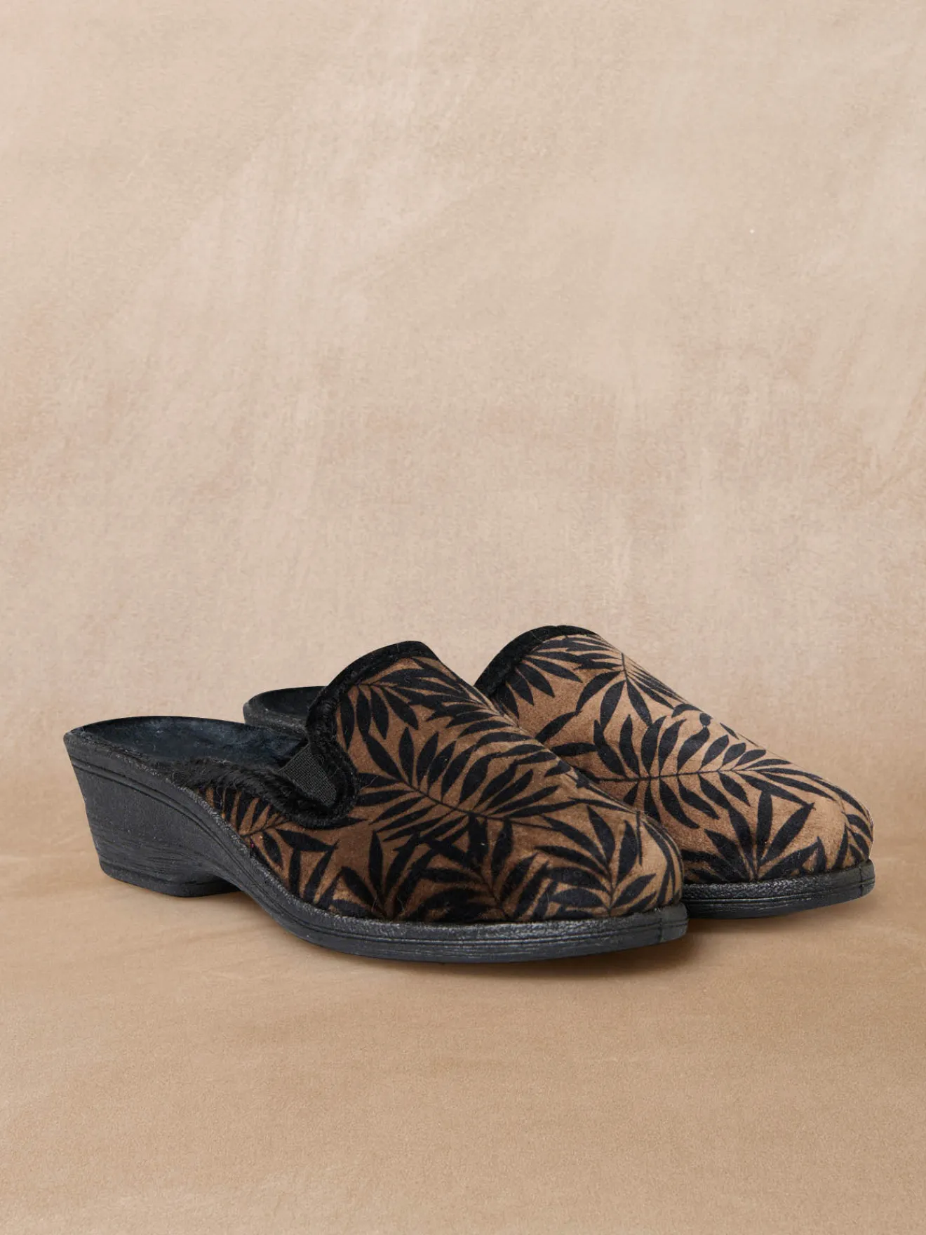 Clearance Mules intérieur molletonné Femme Pantoufles, Chaussons