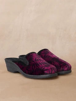 Outlet Mules intérieur molletonné Femme Pantoufles, Chaussons