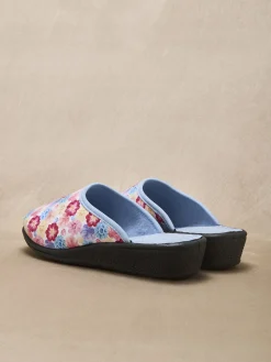 Outlet Mules intérieur éponge Femme Pantoufles, Chaussons