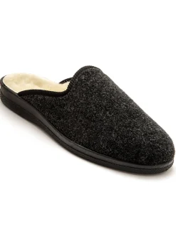New Mules mixtes fourrées laine majoritaire Homme Chaussons|Chaussures Homme