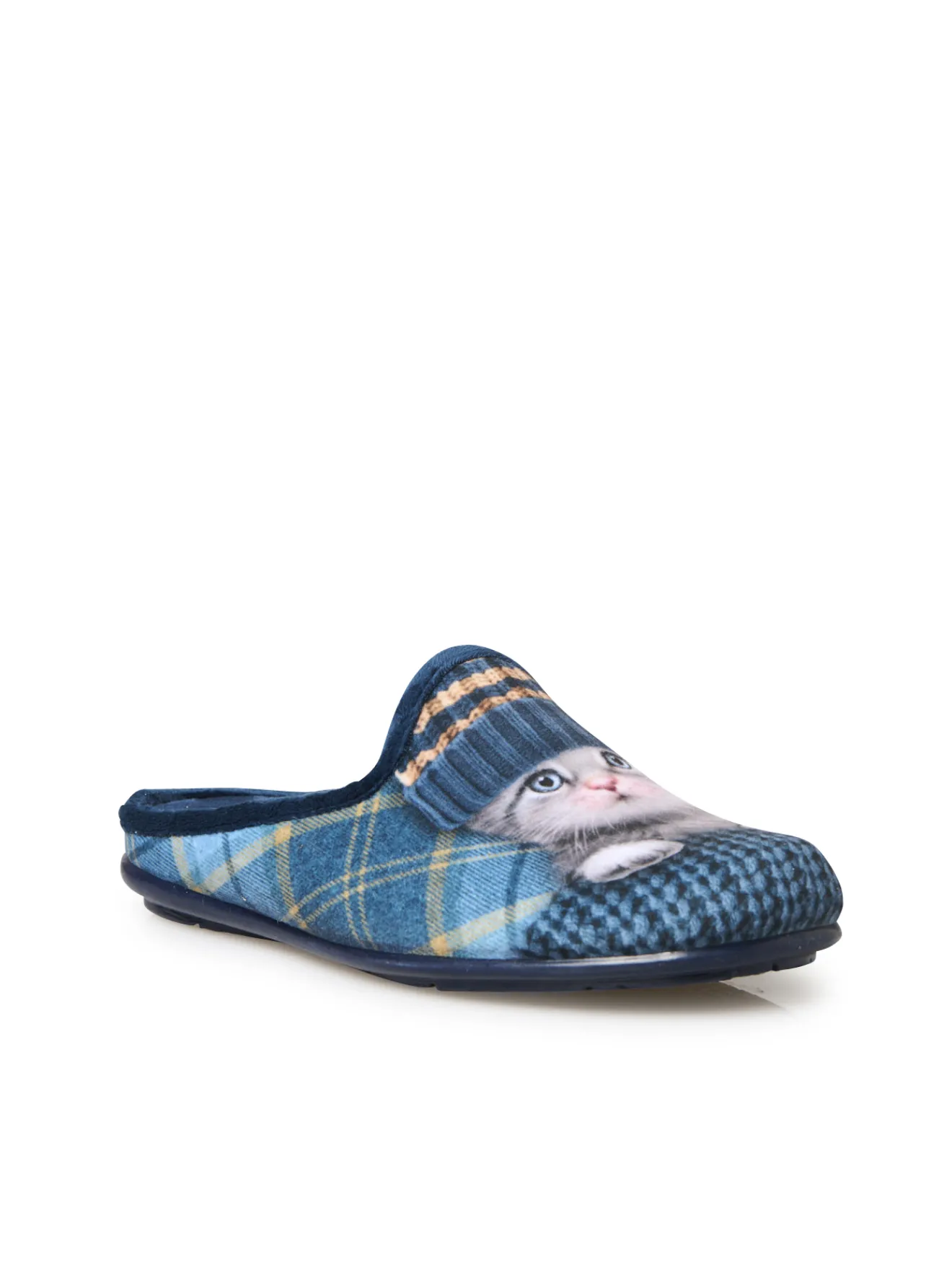 Mules motif chat ou chien Femme Pantoufles, Chaussons