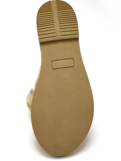 New Mules noeud fantaisie tout cuir Femme Mules