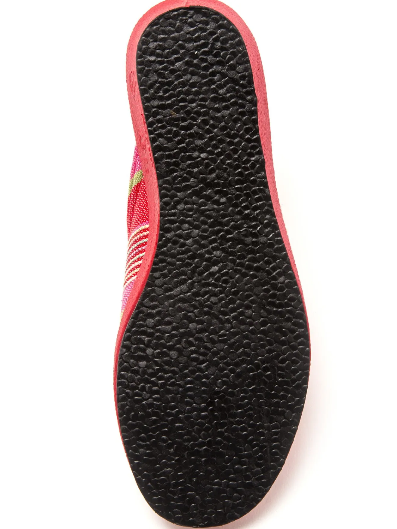 Hot Mules rayées grande largeur Femme Pantoufles, Chaussons