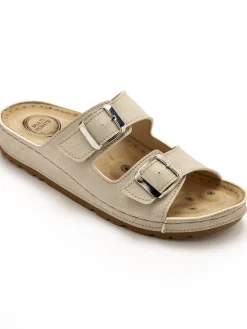 New Mules réflexologie extra larges Femme Mules