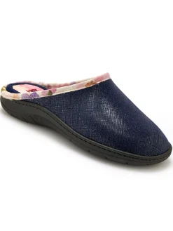 Mules textile Femme Pantoufles, Chaussons