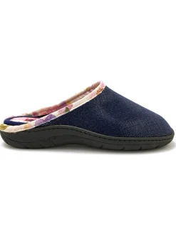 Mules textile Femme Pantoufles, Chaussons
