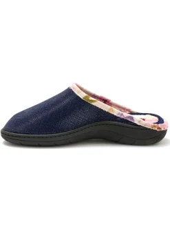 Mules textile Femme Pantoufles, Chaussons