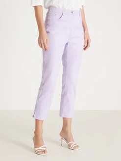New Pantacourt 5 poches coupe droite Femme Pantacourt|Pantalon