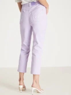 New Pantacourt 5 poches coupe droite Femme Pantacourt|Pantalon