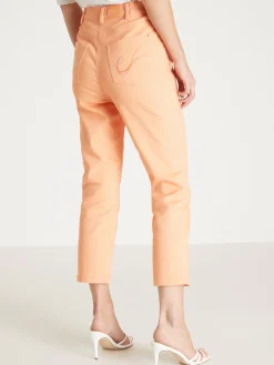 Clearance Pantacourt 5 poches coupe droite Femme Pantacourt|Pantalon