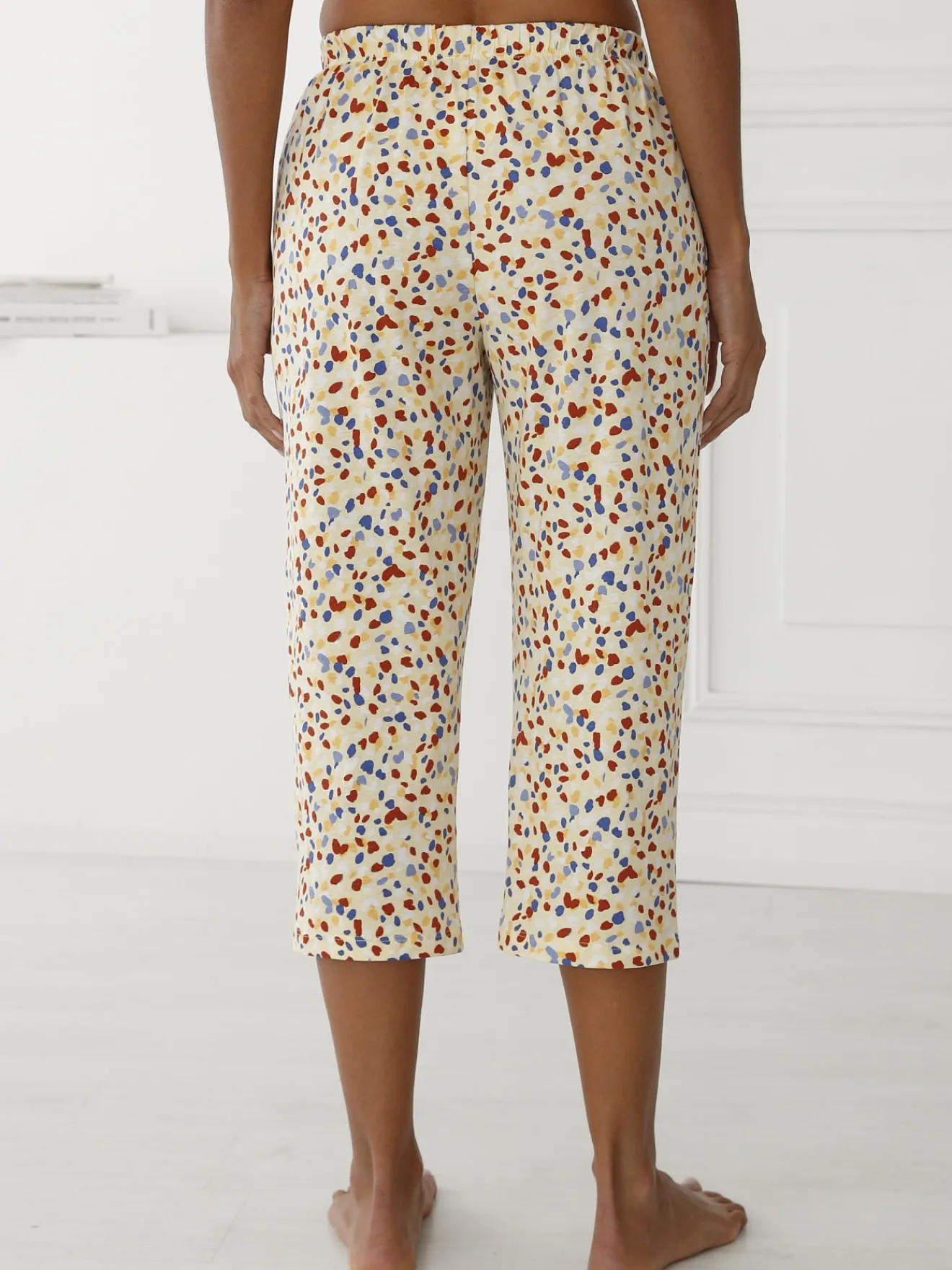 Sale Pantacourt de pyjama jersey pur coton Pyjama