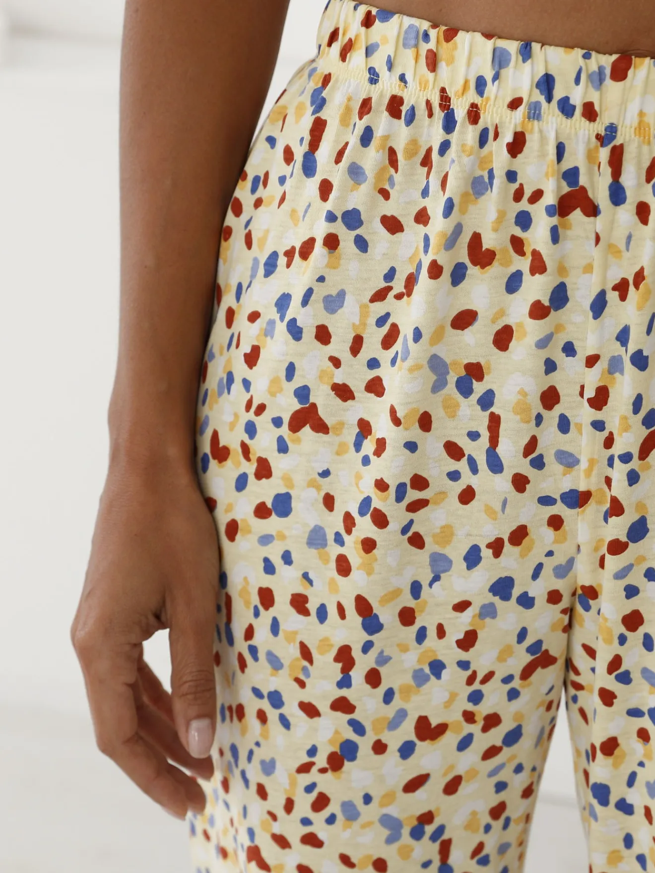 Sale Pantacourt de pyjama jersey pur coton Pyjama