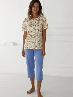 Discount Pantacourt de pyjama jersey pur coton Pyjama