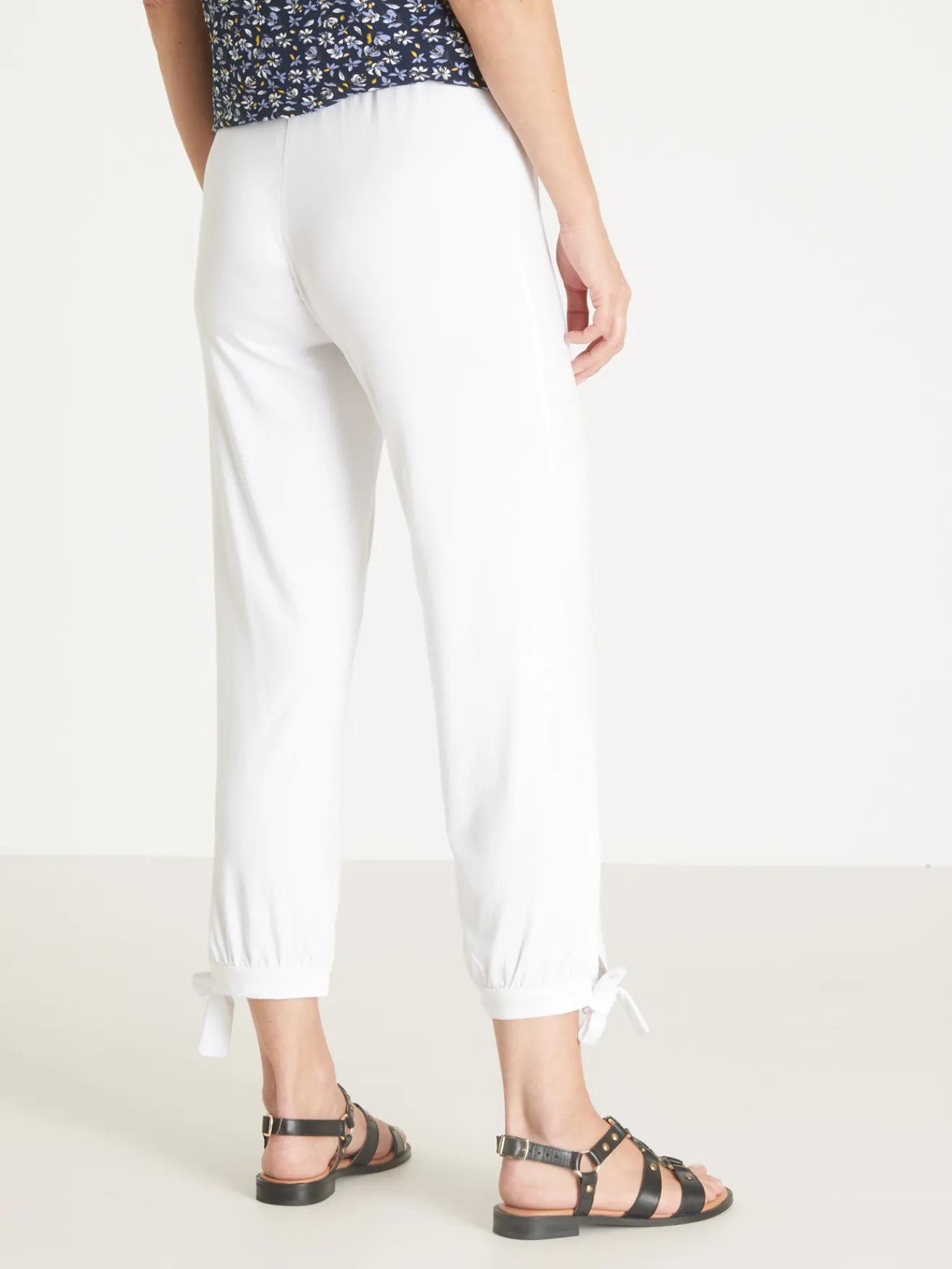 Discount Pantacourt en maille style sarouel Femme Pantalon