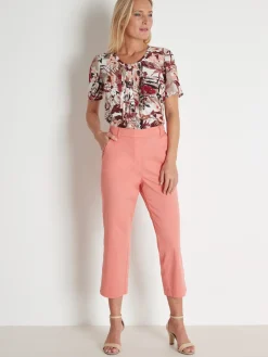 Hot Pantacourt extensible Femme Pantacourt|Pantalon