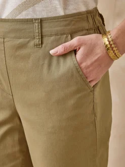 Outlet Pantacourt extensible Femme Pantacourt|Pantalon