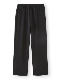 Pantacourt élastiqué en maille Femme Pantacourt|Pantalon