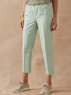 Outlet Pantacourt élastiqué entrejambe 60cm Femme Pantacourt|Pantalon