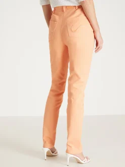 Online Pantalon 5 poches coupe droite Femme Pantalon