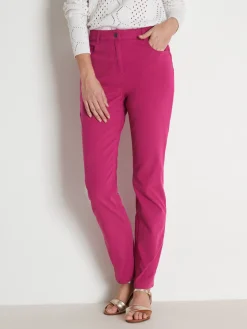 Discount Pantalon 5 poches coupe droite Femme Pantalon