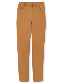 Pantalon 5 poches taille haute Femme Pantalon