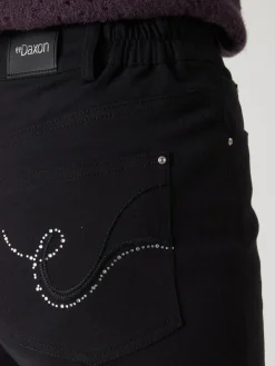 Outlet Pantalon 5 poches taille haute Femme Pantalon