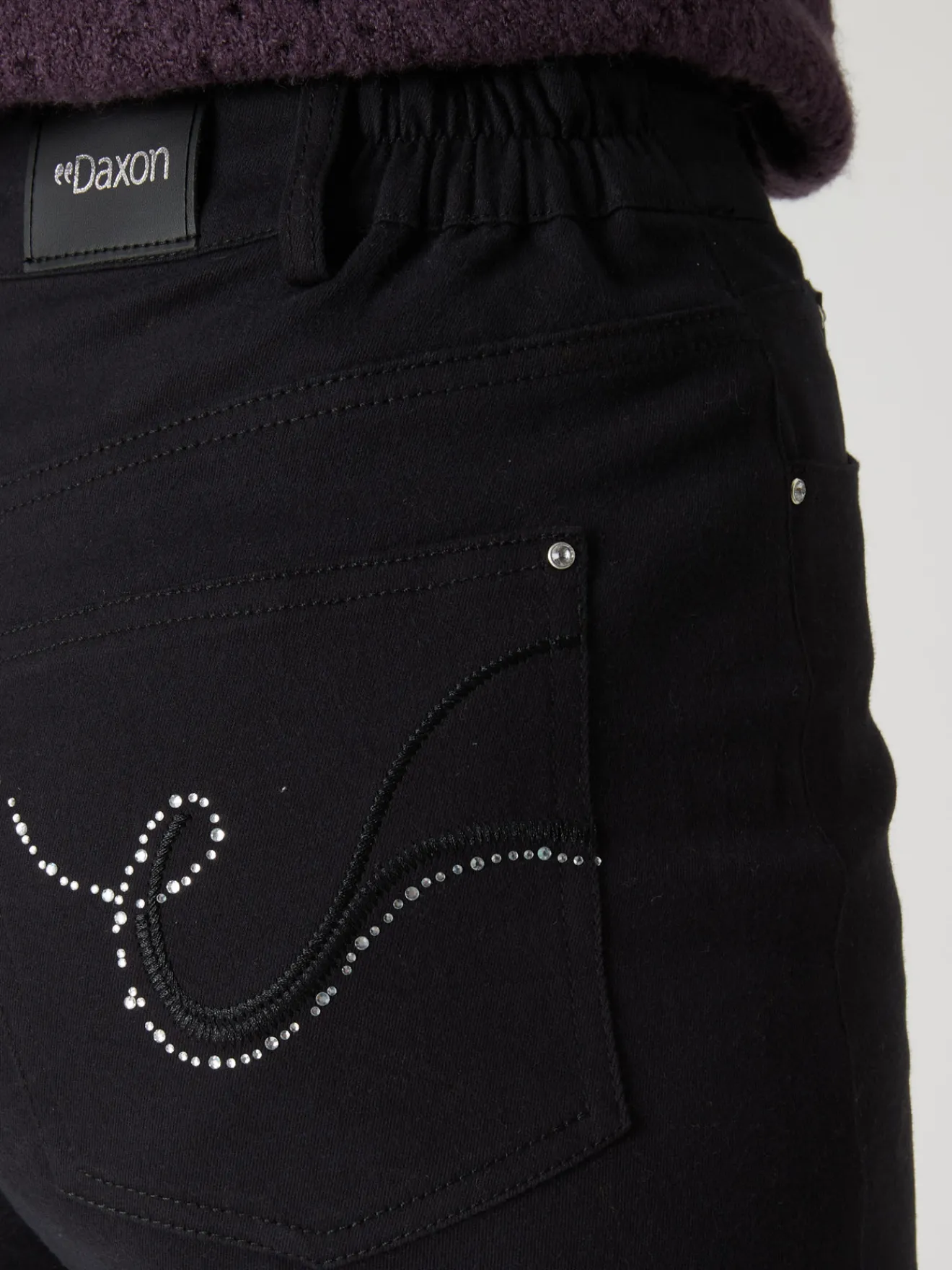 Outlet Pantalon 5 poches taille haute Femme Pantalon