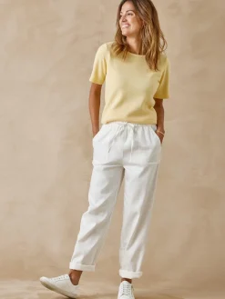 Hot Pantalon cargo élastiqué Femme Pantalon