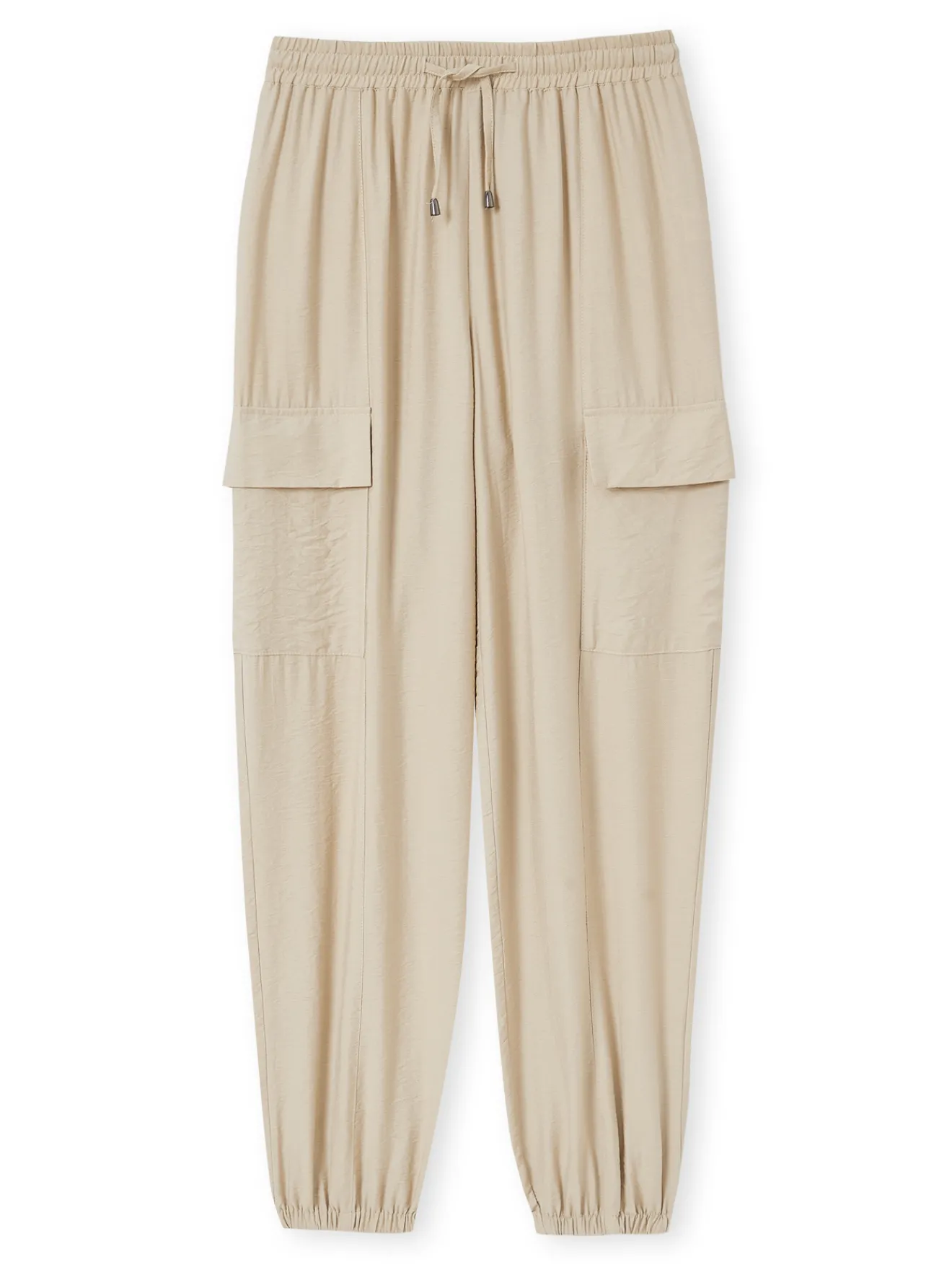 New Pantalon cargo élastiqué Femme Pantalon