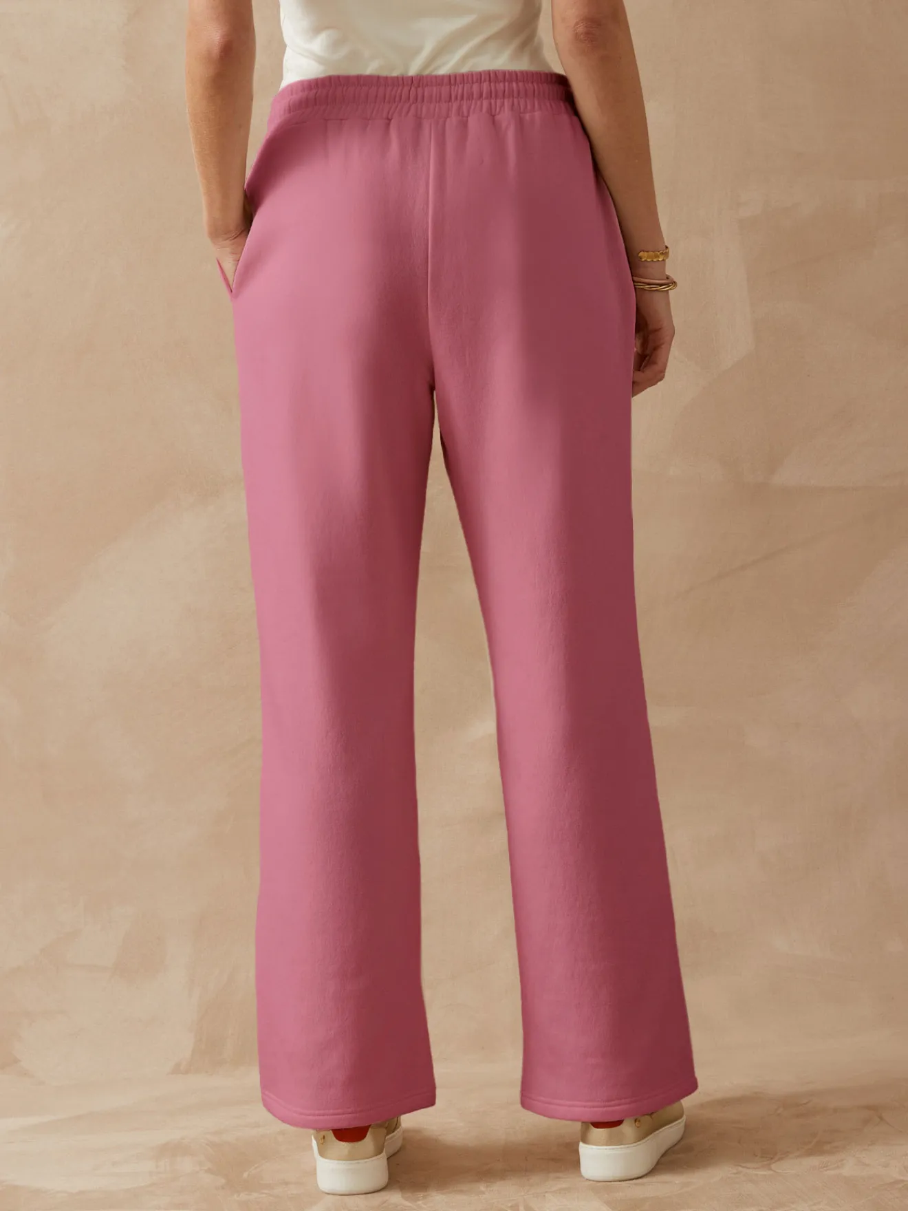 Online Pantalon de détente en molleton Femme Pantalon