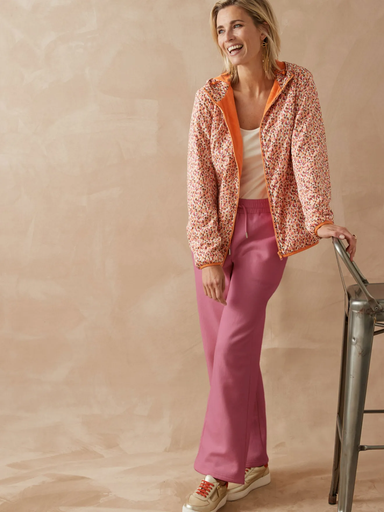 Online Pantalon de détente en molleton Femme Pantalon