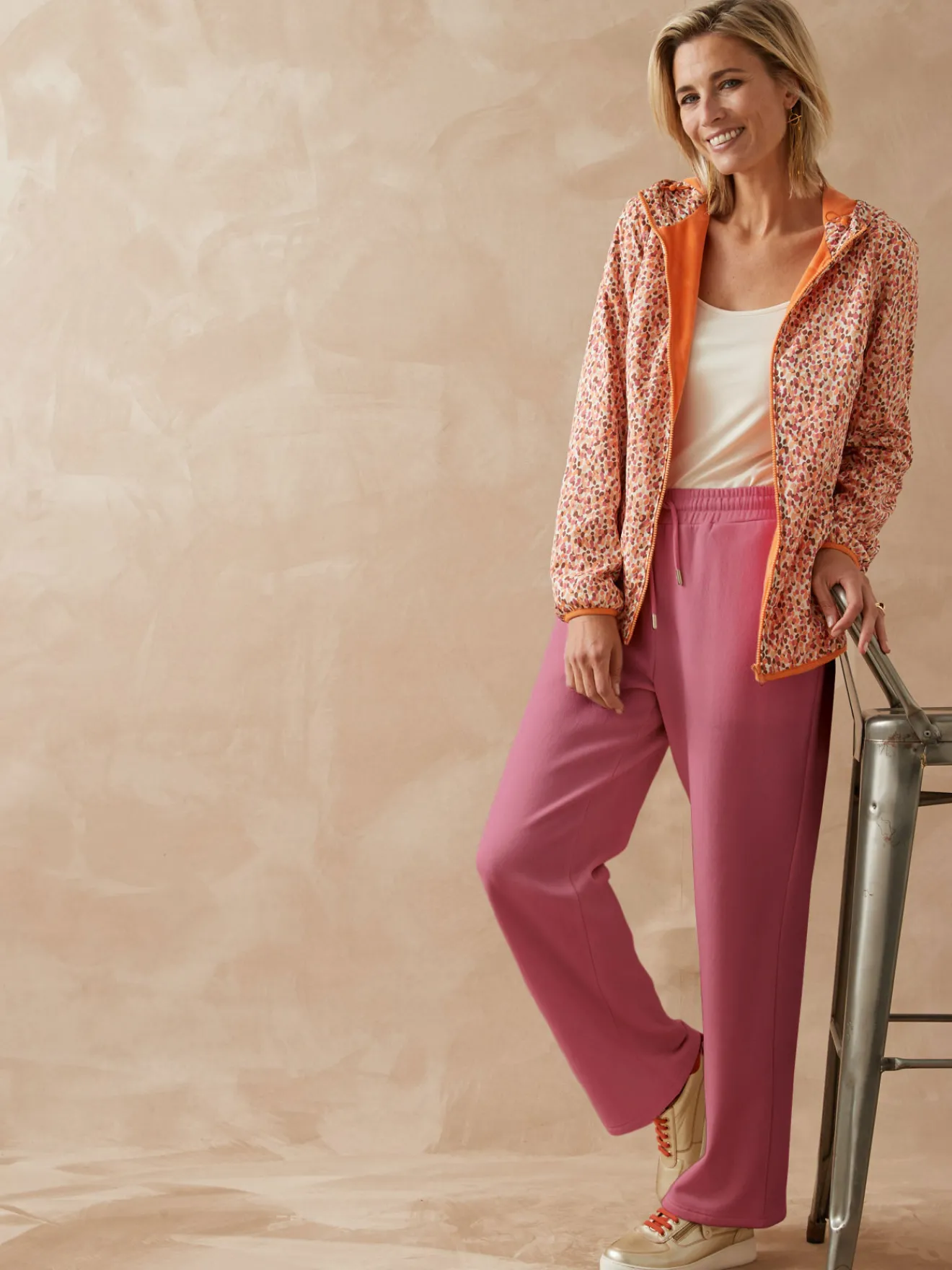 Online Pantalon de détente en molleton Femme Pantalon