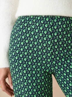 New Pantalon en crêpe fluide Femme Pantalon