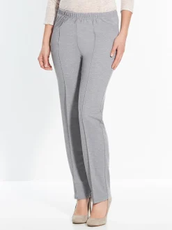 Pantalon en maille stature -d'1,60m Femme Pantalon