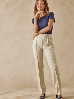 Discount Pantalon en maille stature + d'1,60m Femme Pantalon