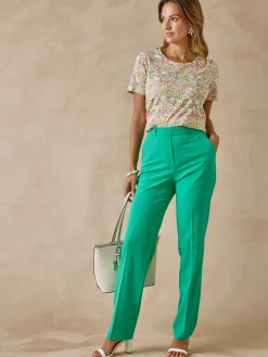 Online Pantalon entièrement élastiqué Femme Pantalon