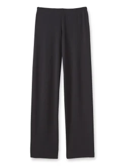 Pantalon entièrement élastiqué en maille Femme Pantalon