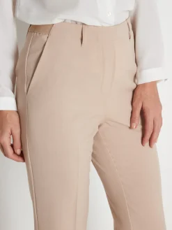 Sale Pantalon entièrement élastiqué Femme Pantalon