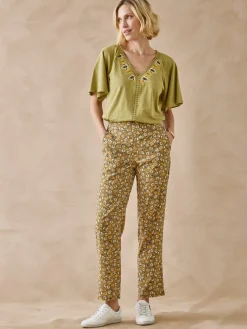 Sale Pantalon fluide élastiqué Femme Pantalon